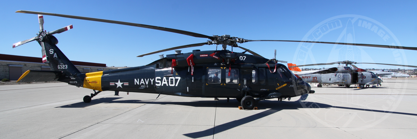 MH-60 and SH-60s in special centennial paint schemes
